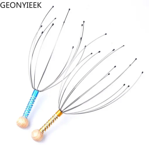 Octopus Scalp Massager - Relaxation and Stress Relief Metal Device - Image 2