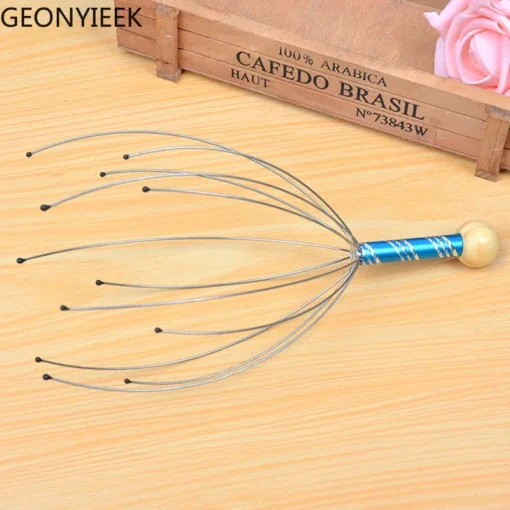 Octopus Scalp Massager - Relaxation and Stress Relief Metal Device - Image 5