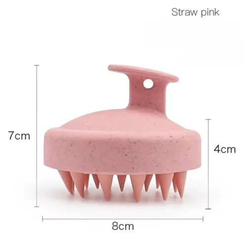 Silicone Scalp Massage Shampoo Brush - Hair Washing & Body Massage Comb - Image 3