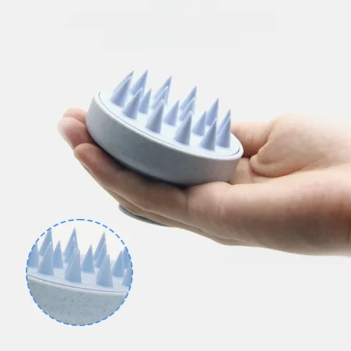 Silicone Scalp Massage Shampoo Brush - Hair Washing & Body Massage Comb - Image 4