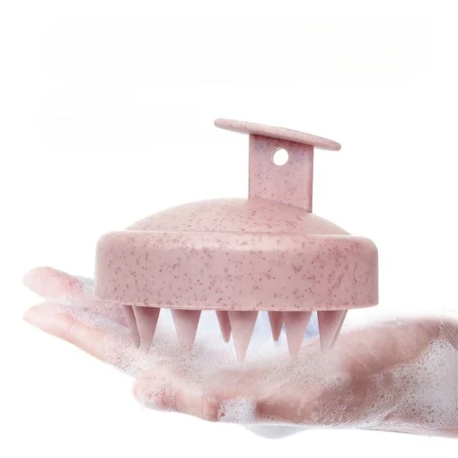 Silicone Scalp Massage Shampoo Brush - Hair Washing & Body Massage Comb - Image 5