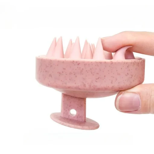 Silicone Scalp Massage Shampoo Brush - Hair Washing & Body Massage Comb - Image 6