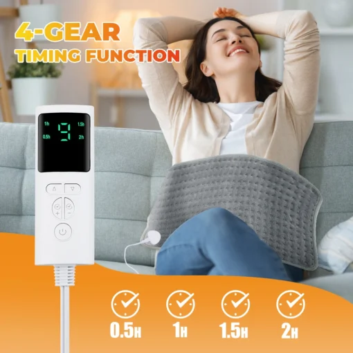 Electric Heating Pad for Winter Warmth and Relaxation - Image 5