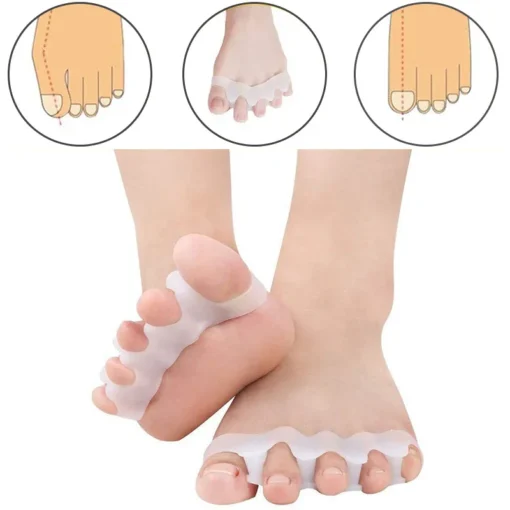 Premium Silicone Toe Protectors for Pain Relief-Correcting Bunions and Restoring Toes - Image 4