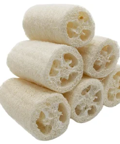 Natural Organic Loofah Bath Sponge Set Exfoliating Scrubber For Removing Dead Skin