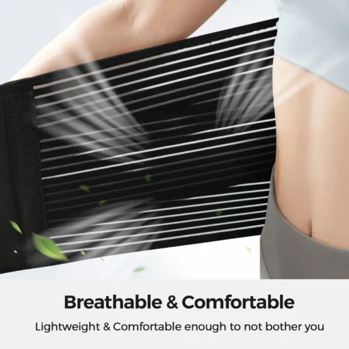 PrevMart Breathable Back Braces Waist Belt: Lower Back Pain Relief and Lumbar Support - Image 5