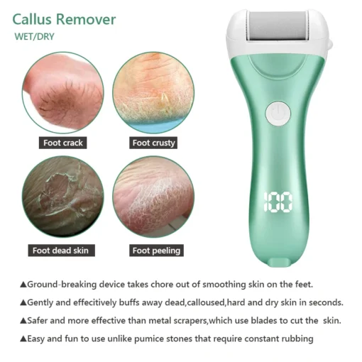 Professional Electric Foot File High-Performance Callus Remover for Smooth, Soft Heels - Image 5